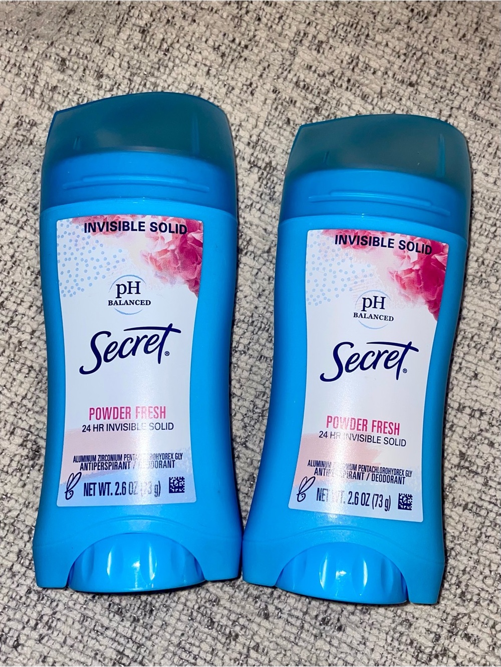 2 Secret Women’s Antiperspirant Deodorant – Powder Fresh, 2.6 oz, 24hr. NEW!!